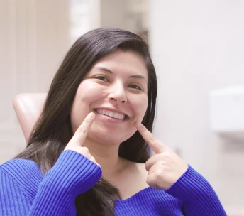 Confident smile from five-star cosmetic dentistry review in San Diego.